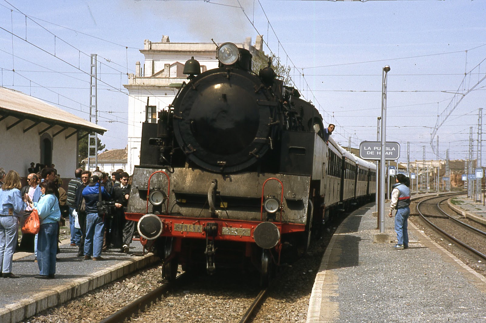 +++Puebla de Hijar 1992, tren del tambor-Olaizola