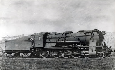 Oeste - Locomotora serie 1000., archivo Babcook & Wilcox