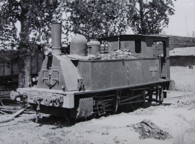 Valencia Alameda, ex Central de Aragón , locomotora Cuillet 020-0262 , el 7 de mayo de 1963
