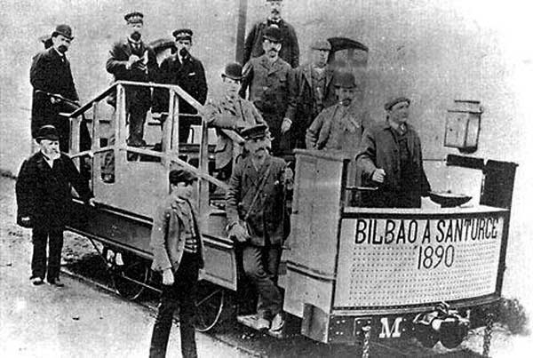Bilbao a Santurce , 1910 , col Rosario Gazapo