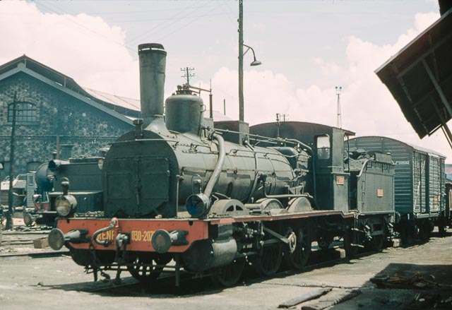 Albacete .4 junio 1966, locomotora , foto James M. Jarvis