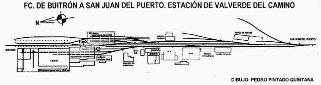 Buitron a San Juan del Puerto Estacion de Valverde del Camino, dibujo Pedro Pintado Quintana