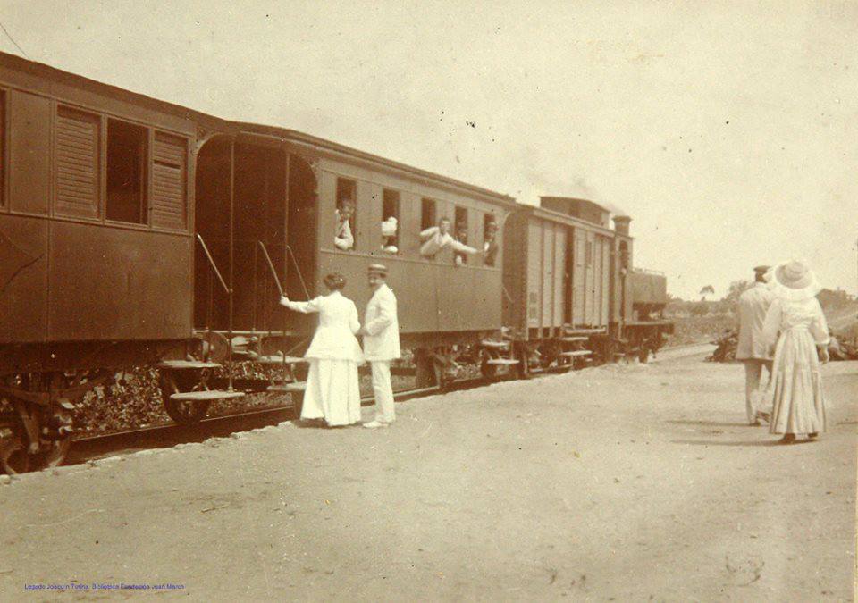 Estacion de Cadiz, 1913, foto Joaquin Turina