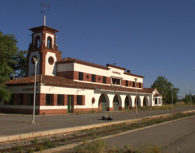 Estación de Caminreal , proyecto del Arquitecto Luis Gutierrez Soto