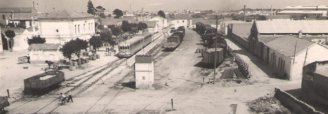 Estación de Manises, 14 de julio de 1953 , foto Antonio Segura