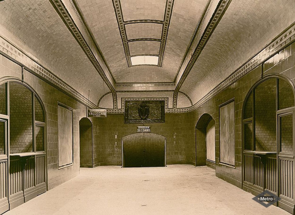 Estacion de Progreso en 1920, actualmente Maria de Molina , Archivo Fot. Metro de Madrid