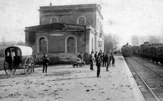 Resultat d'imatges de jefe d'estació de tren tordera