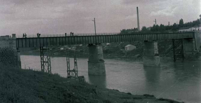 Ferrocarril de La Loma , vista puente, foto M. Salinas,