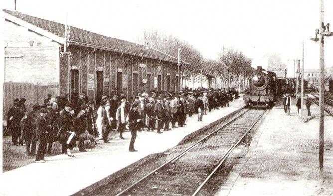 Figueras (Gerona) , noviembre de 1929, foto coleccion Jordi Marques