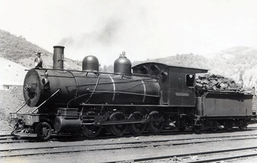 La Robla, locomotora Waldwin 1.4.1 ,foto Lawrence Marshall