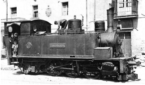 Locomotora La Vascongada , archivo Lutini
