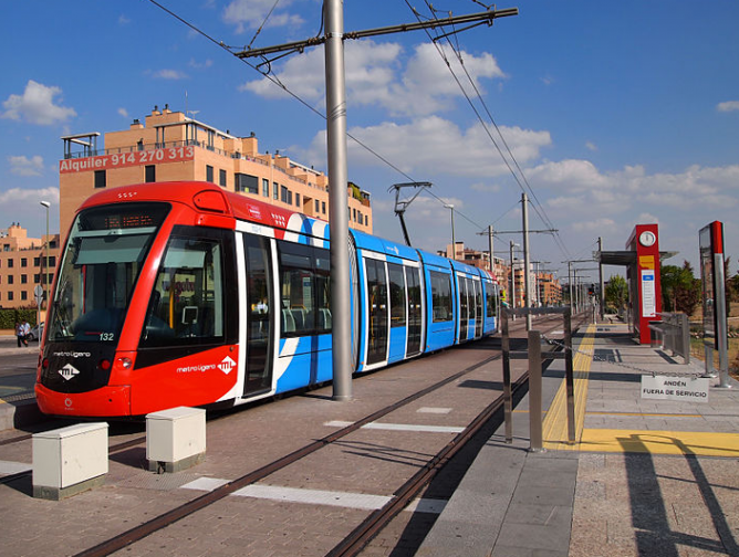 Metro Ligero de Madrid en Las Tablas, fotografia Tiia Monto