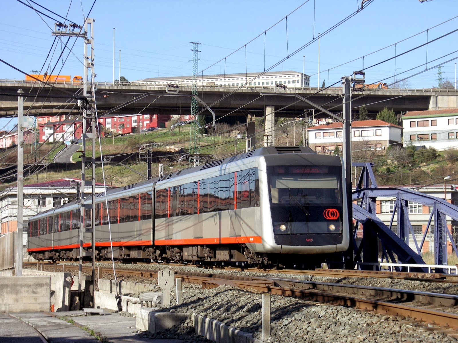 Metro de Bilbao en Lutxana , foto Juanjo Olaizola Elordi