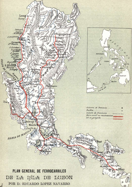 Plan de Gerrocarriles de la Isla de Luzon