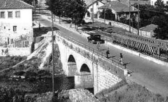 Puente entrecollado Villalba y Moralzarzal, fotografo desconocido
