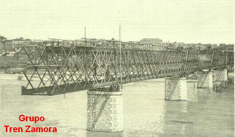 Puente del Duero 1890 puente en Zamora