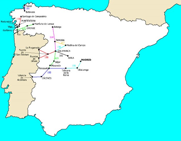 Red de la Compañia del Oeste de España