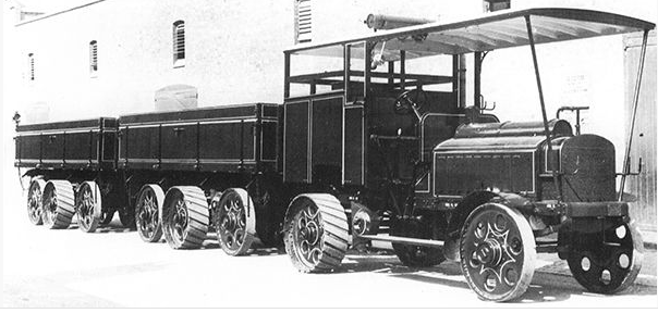 Tren Renard con tractora Daimler