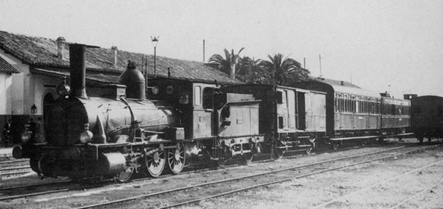 Unidad de tren Utrera a Morón y Osuna, fotografo desconocidoi, archivo JPT
