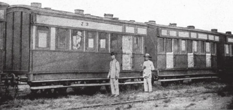 Vagones ingleses del TheManila Dagaupan Railway