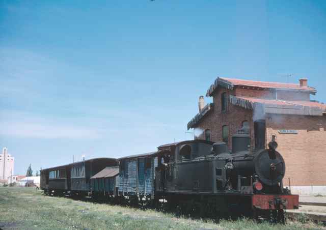 Medina de Rioseco, Locomotora 130T, nº 11, en mayo 1965, 