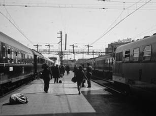 Estacion de Atocha, octubre de 1967, foto: Juan Peris Torner
