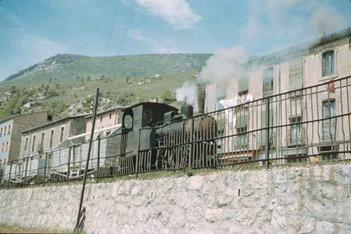 tren en Guardiola, mayo 1962, 