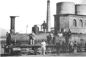 Cordoba, locomotora MZA nº 335, año 1867