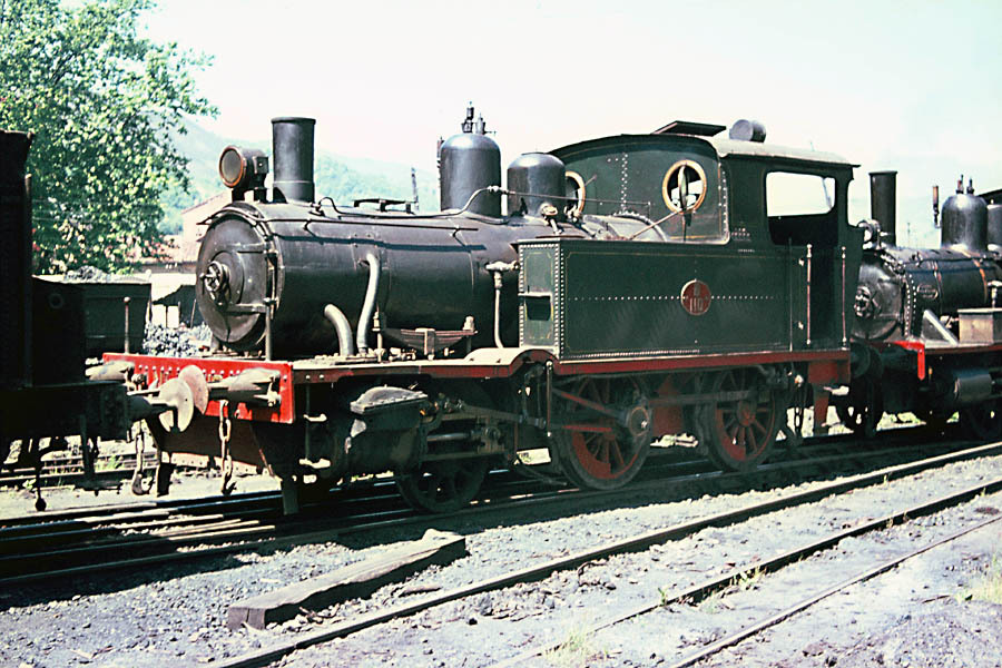 Hulleras de Turon, locomotora 110, 
