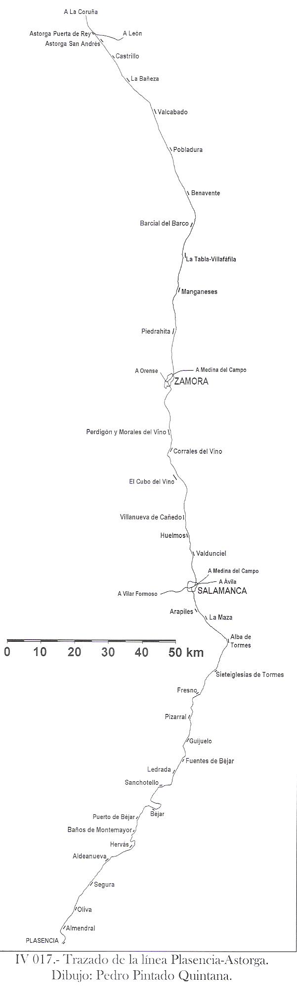Linea de Plasencia a Astorga
