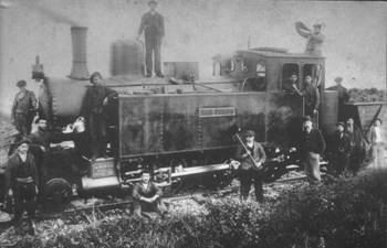 Locomotora Borsig San Tirso, fondo : Jose Manuel Rivera