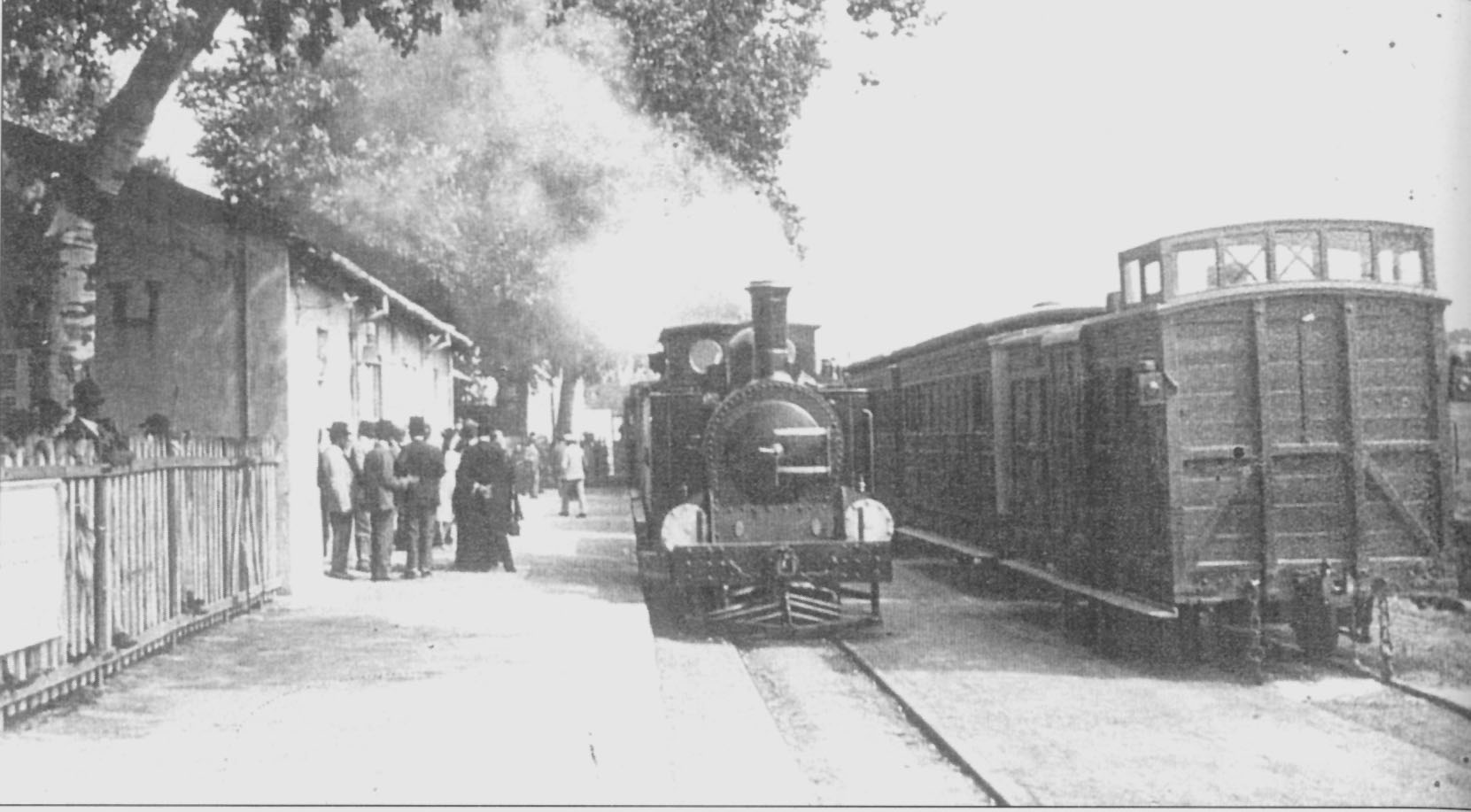 estacion de Sineu , año 1920, 
