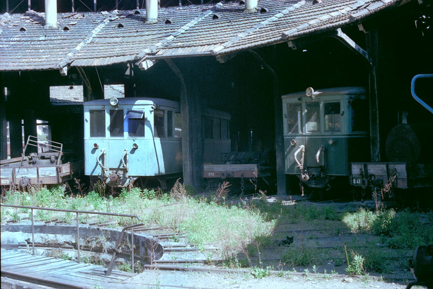 Deposito de locomotoras de Palma, abril 1974, 