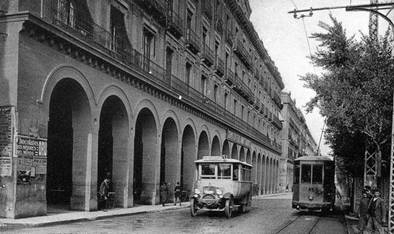 Tranvia en el Paseo de la Independencia, fondo JPT