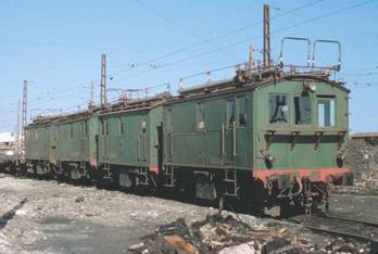 Rama de locomotoras electricas trifasivas del Gergal Santa Fe