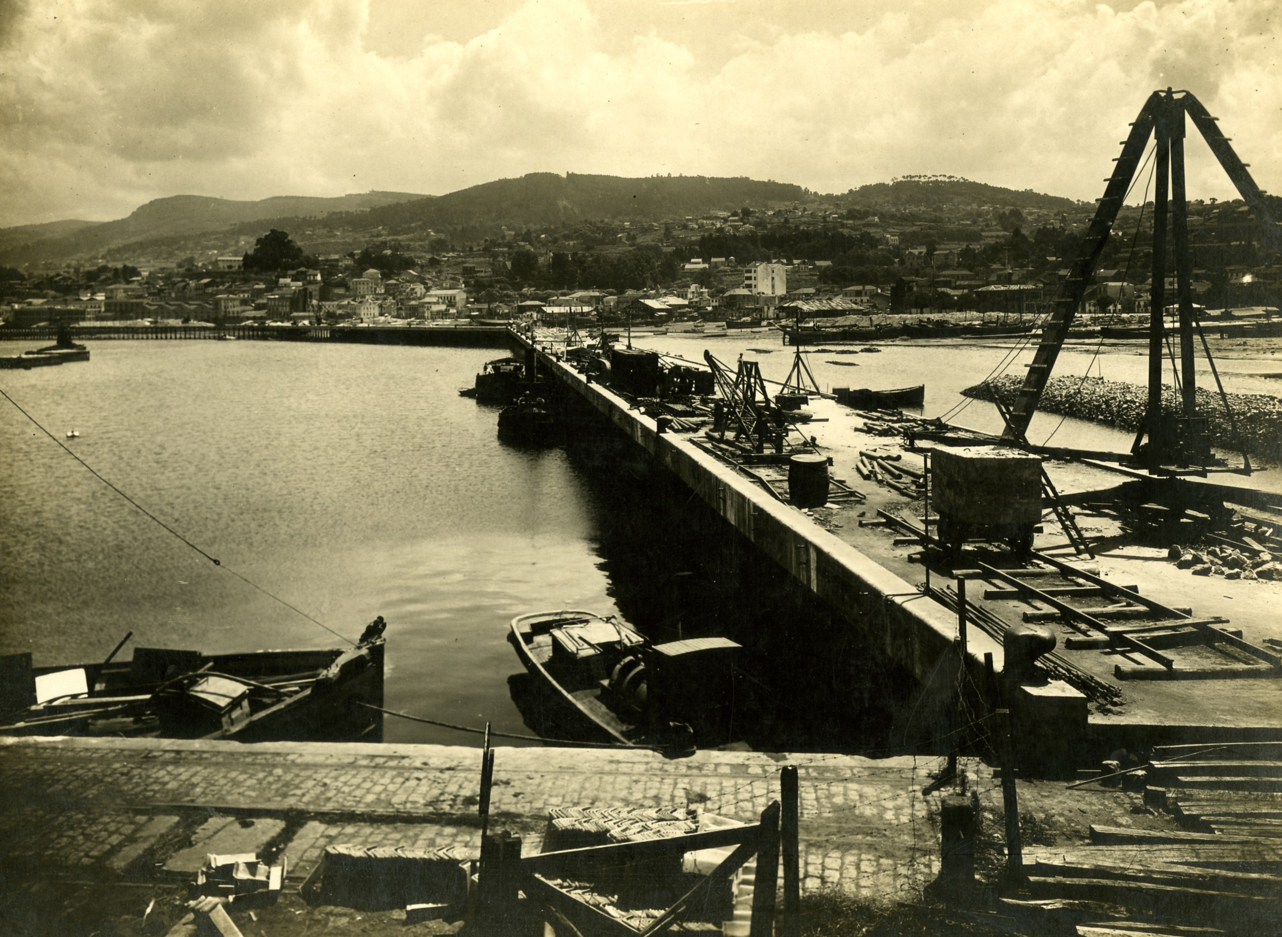  Muelle de Ribera año 1926, Archivo de la Autoridad Portuaria de Vigo