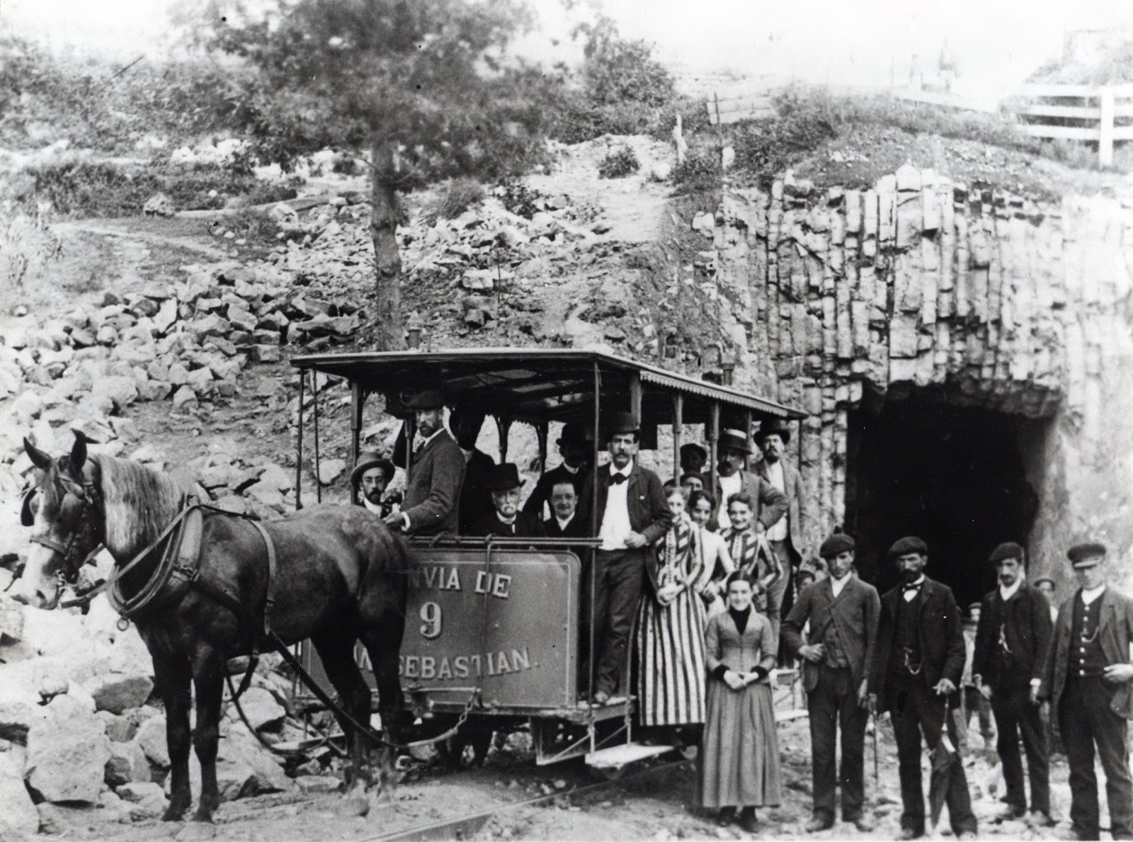 +++Tranvias de San Sebastian , c. 1875 Olaizola