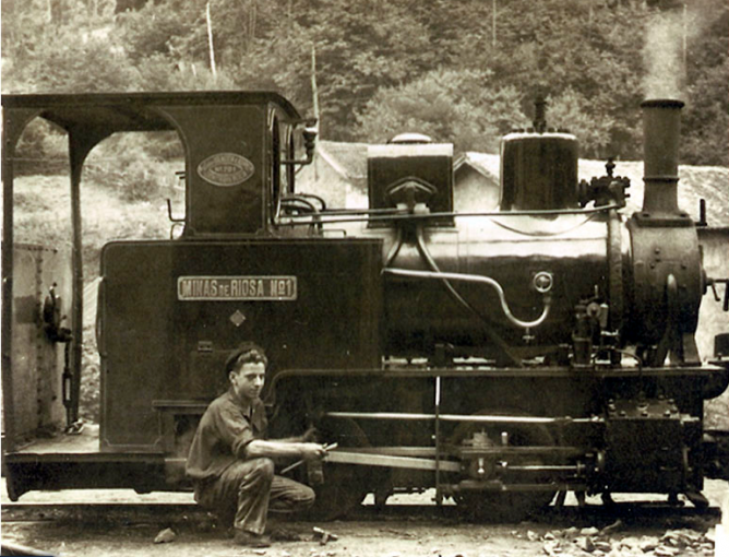 Minas de Riosa, Morcin , año 1955, fondo Memoria Digital de Asturias, AHM