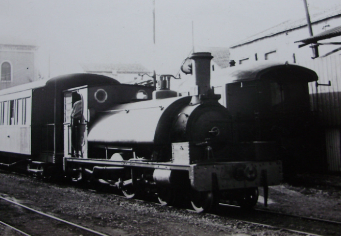 Carcagente a Denia, locomotora nº 4, el 6.05.1963, foto Major EAS Cotton