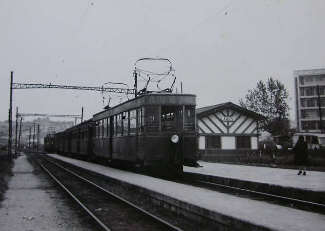 Carreño , en Avilés , c. 1950, fotografo desconocido , fondo J. Aranguren