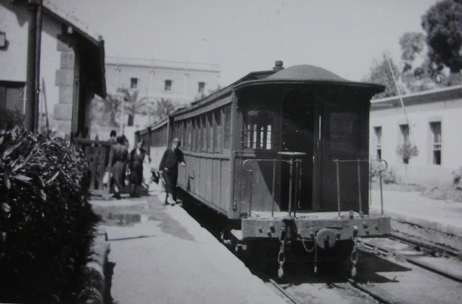 Cartagena a la Union , estacion de Cartagena, año 1959, Fondo Gustavo Reder