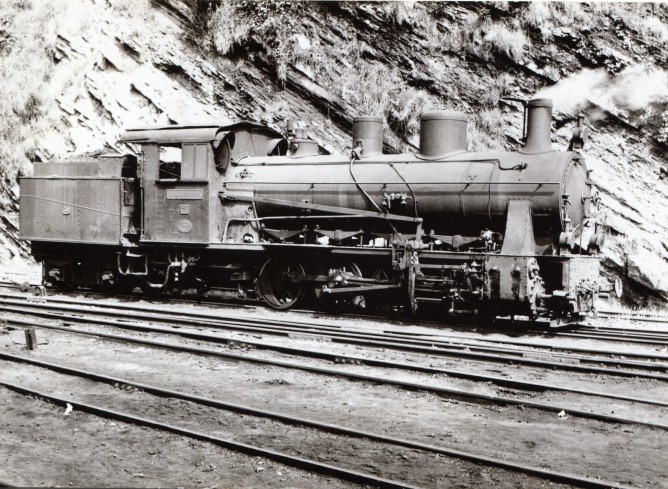 Ferrocarril de La Robla, Lococomotra tipo Engerth , foto Xavier Santamaría