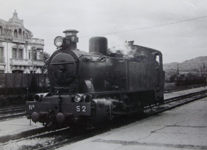  Langreo , locomotora nº 52, fotografo desconocido