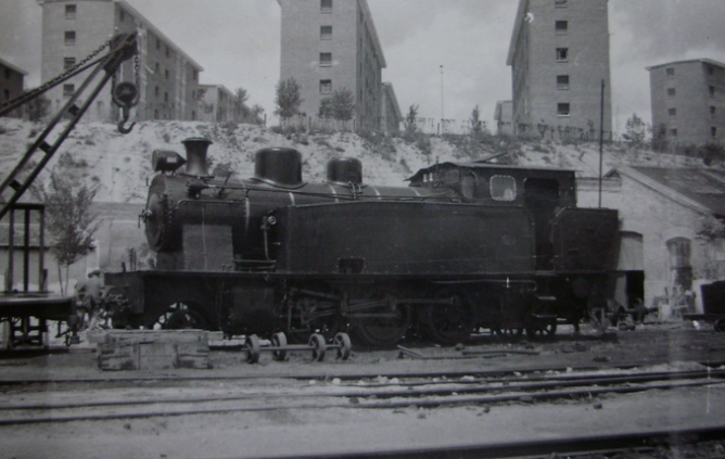 Madrid a Almorox , locomotora nº 15 , año 1953