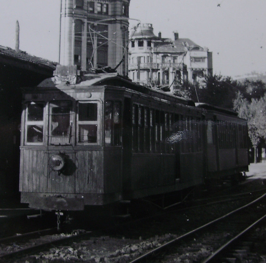 San Sebastian a la Frontera francesa, coche nº 3 , año 1952, fotografo desconocido