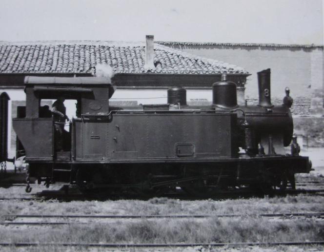 Secundarios de Castilla, locomotora nº 8, c. 1960, fotografo desconocido