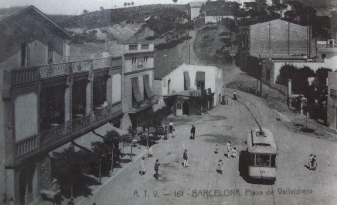 Tranvia a Vallvidrera- Barcelona- postal comercial