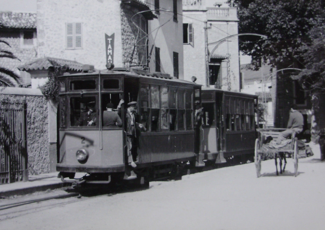  Tranvia de Soller al puerto , año 1957, fotografo desconocido