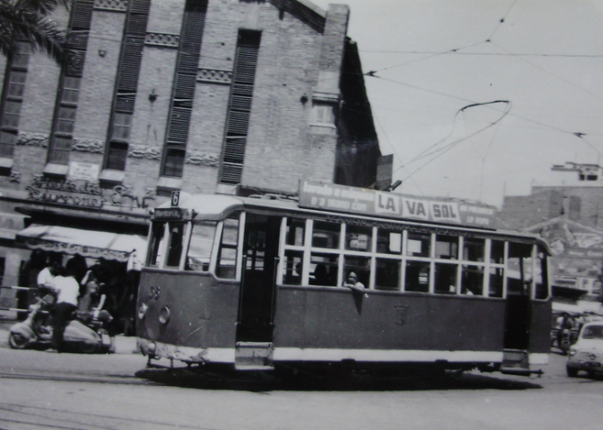 Tranvias de Alicante , linea 6 , 7 de agosto de 1959, foto G. Masino