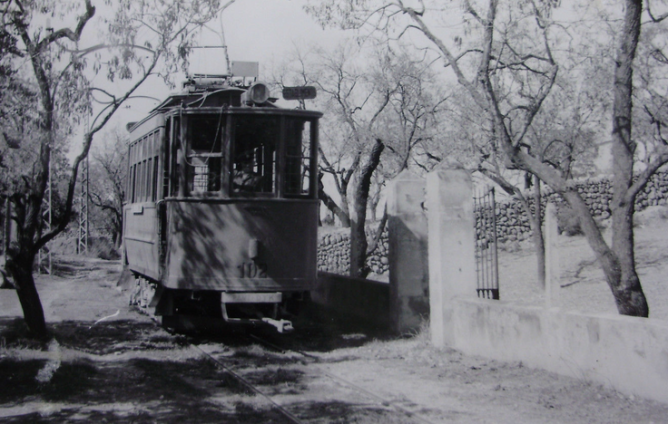 Tranvias de Palma de Mallorca, c 1950 , fotografo desconocido